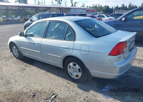 2003 Honda Civic Hybrid from USA, damaged, VIN JHMES96663S020907